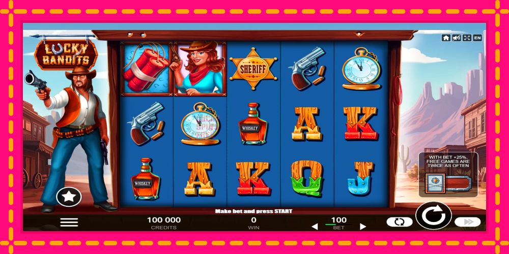 Lucky Bandits - thiết bị chơi game với phần thưởng độc đáo, hình ảnh 1