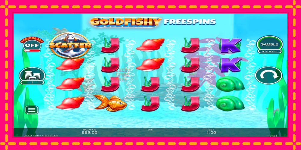 Gold Fishy Free Spins - thiết bị chơi game với phần thưởng độc đáo, hình ảnh 2