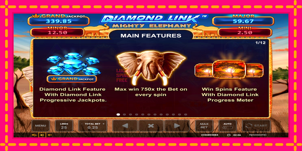 Diamond Link: Mighty Elephant - thiết bị chơi game với phần thưởng độc đáo, hình ảnh 3