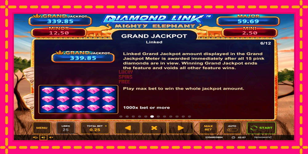 Diamond Link: Mighty Elephant - thiết bị chơi game với phần thưởng độc đáo, hình ảnh 4