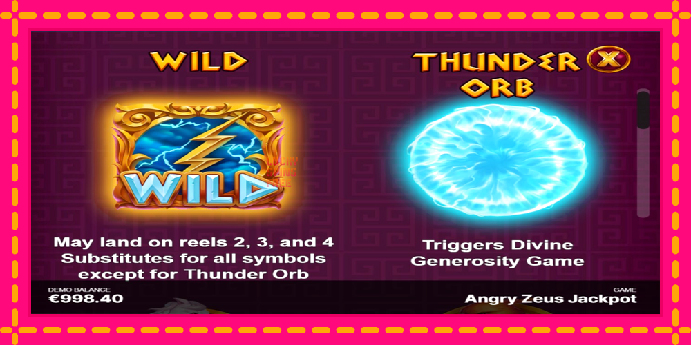 Angry Zeus Jackpot - thiết bị chơi game với phần thưởng độc đáo, hình ảnh 4