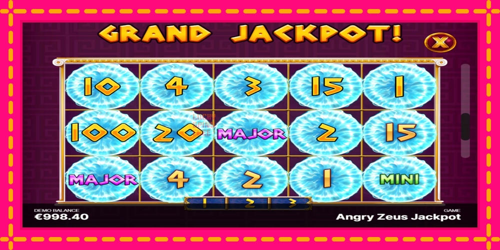 Angry Zeus Jackpot - thiết bị chơi game với phần thưởng độc đáo, hình ảnh 7