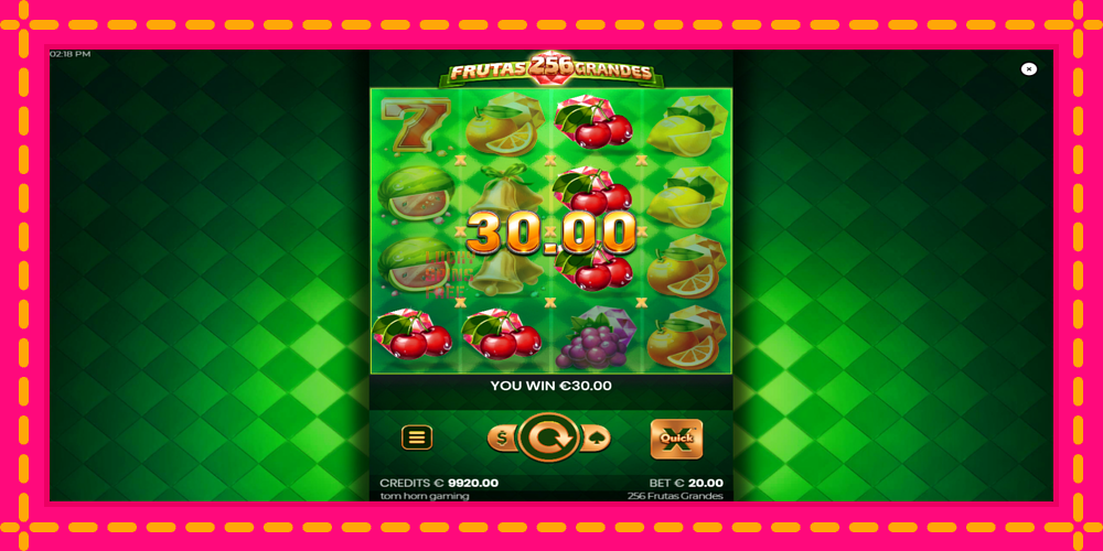 256 Frutas Grandes - thiết bị chơi game với phần thưởng độc đáo, hình ảnh 3