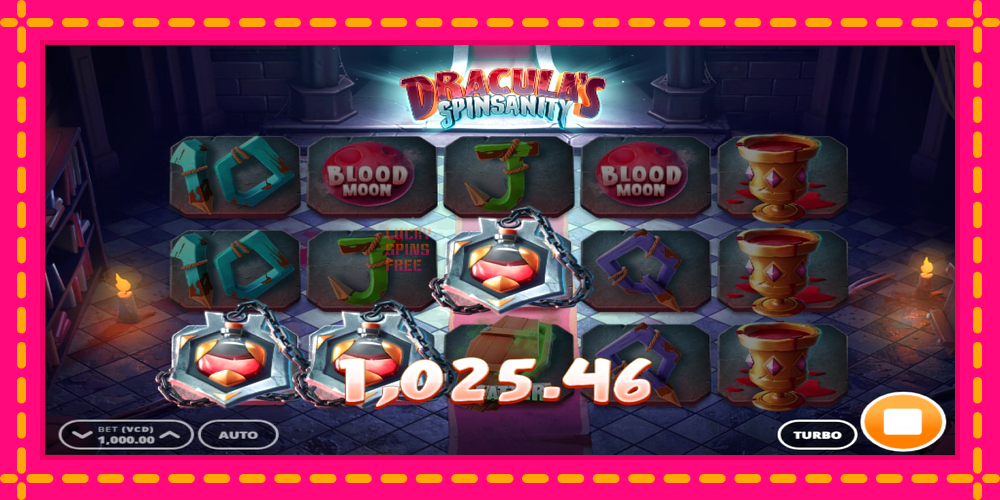 Draculas Spinsanity - thiết bị chơi game với phần thưởng độc đáo, hình ảnh 2