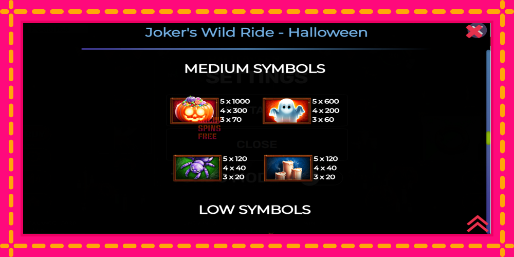 Jokers Wild Ride Halloween - thiết bị chơi game với phần thưởng độc đáo, hình ảnh 5