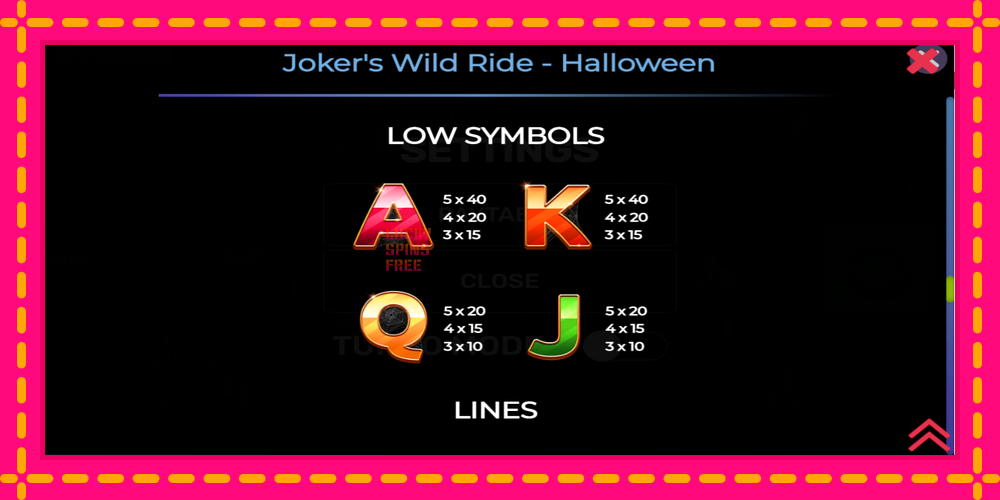 Jokers Wild Ride Halloween - thiết bị chơi game với phần thưởng độc đáo, hình ảnh 6