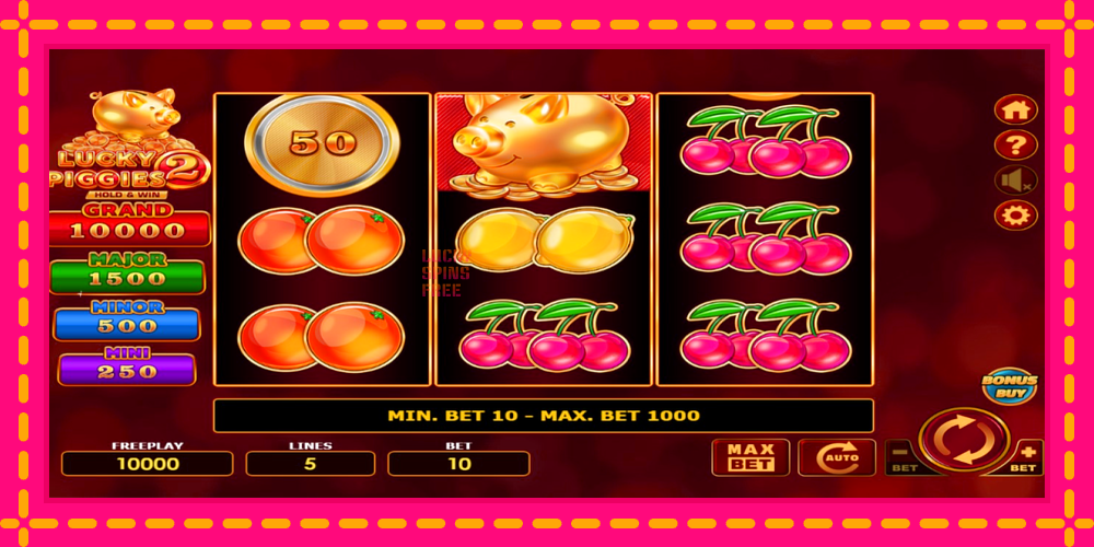 Lucky Piggies 2 Hold & Win - thiết bị chơi game với phần thưởng độc đáo, hình ảnh 1