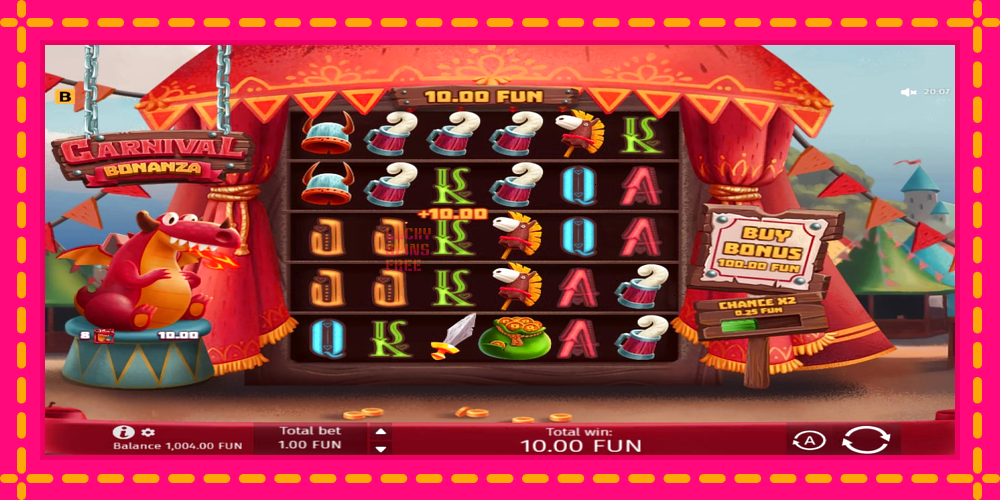 Carnival Bonanza - thiết bị chơi game với phần thưởng độc đáo, hình ảnh 2