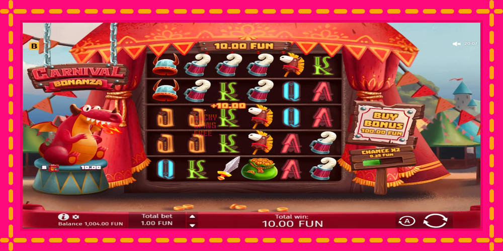 Carnival Bonanza - thiết bị chơi game với phần thưởng độc đáo, hình ảnh 3