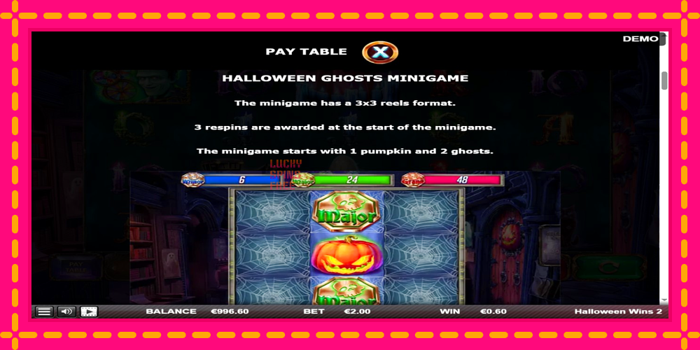 Halloween Wins 2 - thiết bị chơi game với phần thưởng độc đáo, hình ảnh 6