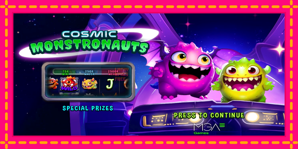 Cosmic Monstronauts - thiết bị chơi game với phần thưởng độc đáo, hình ảnh 1