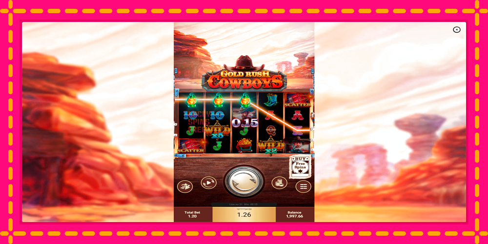 Gold Rush Cowboys - thiết bị chơi game với phần thưởng độc đáo, hình ảnh 2