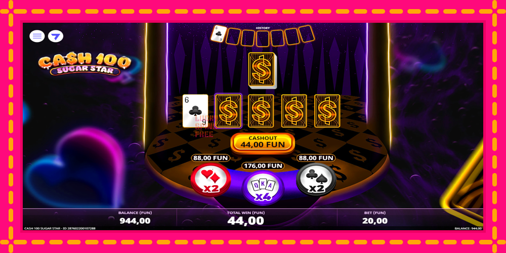 Cash 100 Sugar Star - thiết bị chơi game với phần thưởng độc đáo, hình ảnh 4