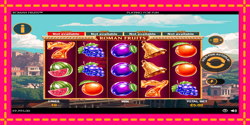 Roman Fruits - thiết bị chơi game với phần thưởng độc đáo, hình ảnh 2