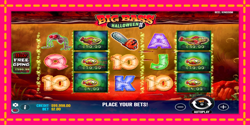 Big Bass Halloween II - thiết bị chơi game với phần thưởng độc đáo, hình ảnh 2