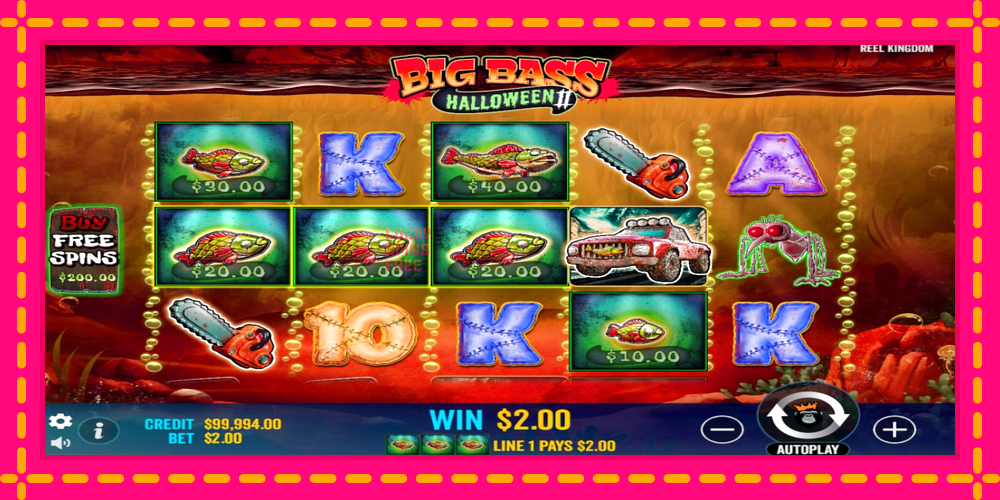 Big Bass Halloween II - thiết bị chơi game với phần thưởng độc đáo, hình ảnh 3