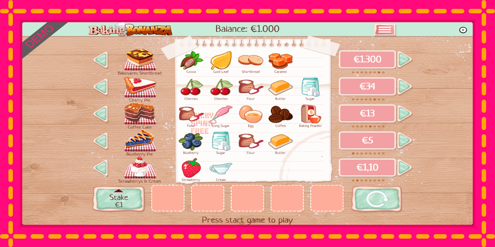 Baking Bonanza - thiết bị chơi game với phần thưởng độc đáo, hình ảnh 2