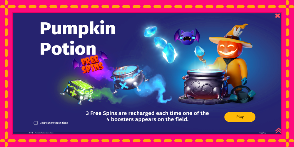 Pumpkin Potion - thiết bị chơi game với phần thưởng độc đáo, hình ảnh 1