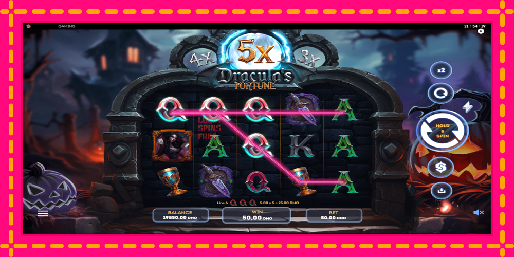 Draculas Fortune - thiết bị chơi game với phần thưởng độc đáo, hình ảnh 2