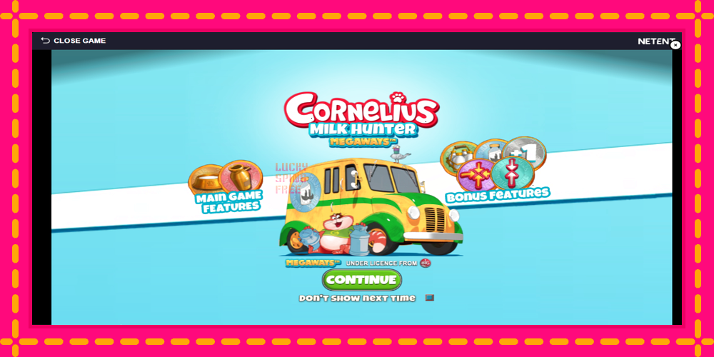 Cornelius Milk Hunter Megaways - thiết bị chơi game với phần thưởng độc đáo, hình ảnh 1