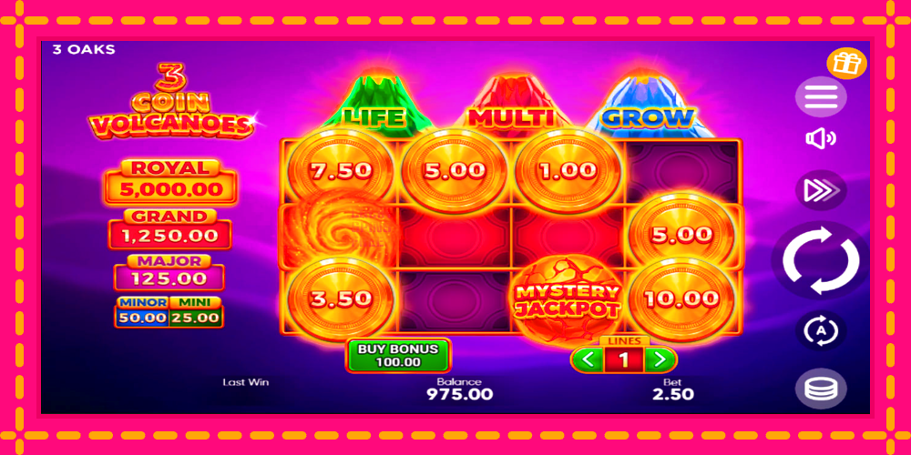 3 Coin Volcanoes - thiết bị chơi game với phần thưởng độc đáo, hình ảnh 2