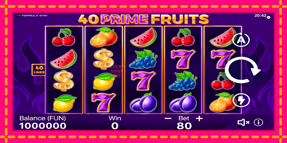 40 Prime Fruits - thiết bị chơi game với phần thưởng độc đáo, hình ảnh 2