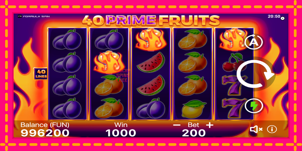 40 Prime Fruits - thiết bị chơi game với phần thưởng độc đáo, hình ảnh 3