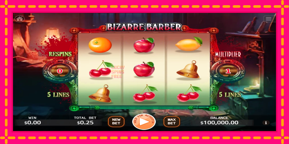 Bizarre Barber - thiết bị chơi game với phần thưởng độc đáo, hình ảnh 1