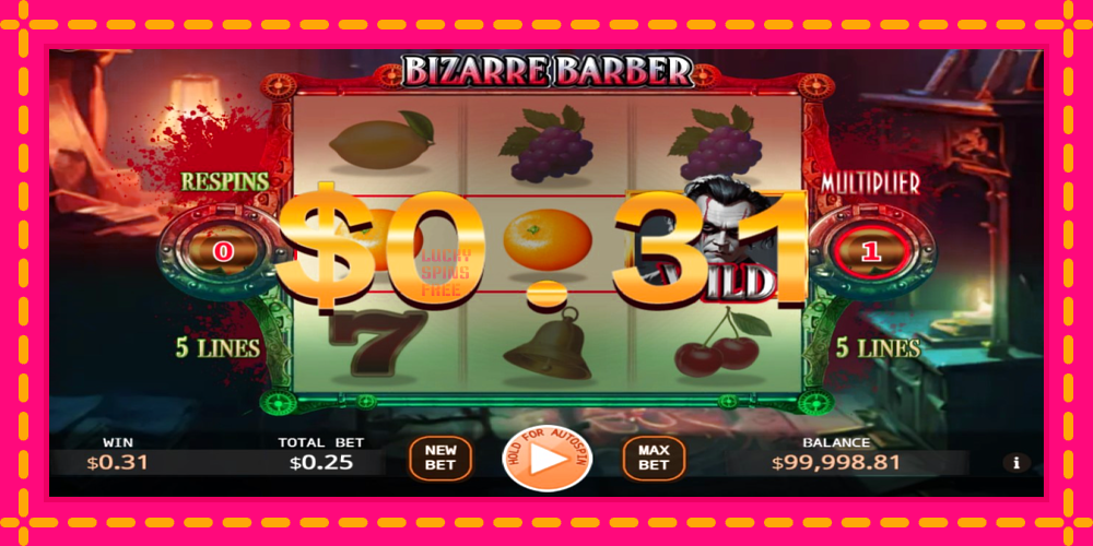 Bizarre Barber - thiết bị chơi game với phần thưởng độc đáo, hình ảnh 3