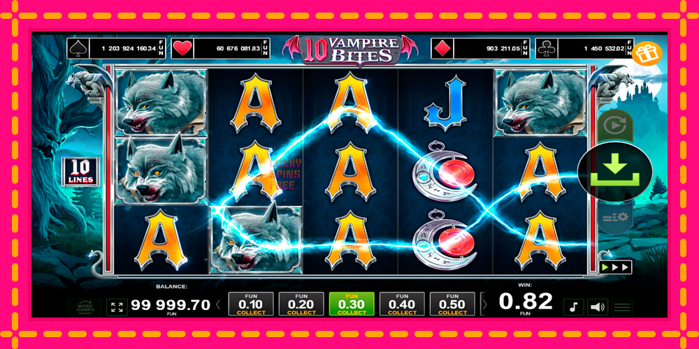 10 Vampire Bites - thiết bị chơi game với phần thưởng độc đáo, hình ảnh 5