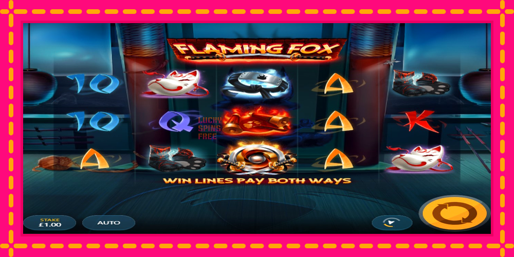 Flaming Fox - thiết bị chơi game với phần thưởng độc đáo, hình ảnh 1