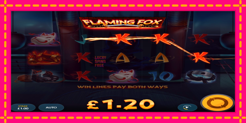 Flaming Fox - thiết bị chơi game với phần thưởng độc đáo, hình ảnh 3