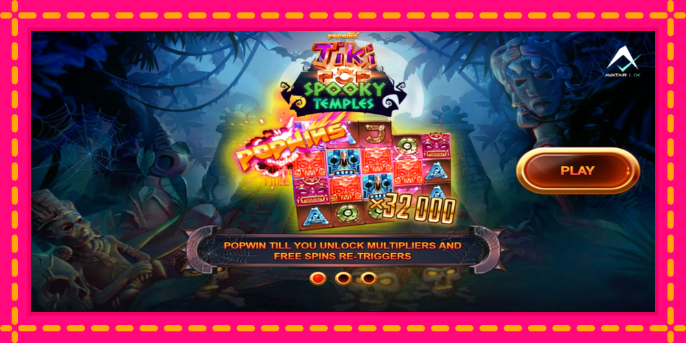 TikiPop Spooky Temples - thiết bị chơi game với phần thưởng độc đáo, hình ảnh 1