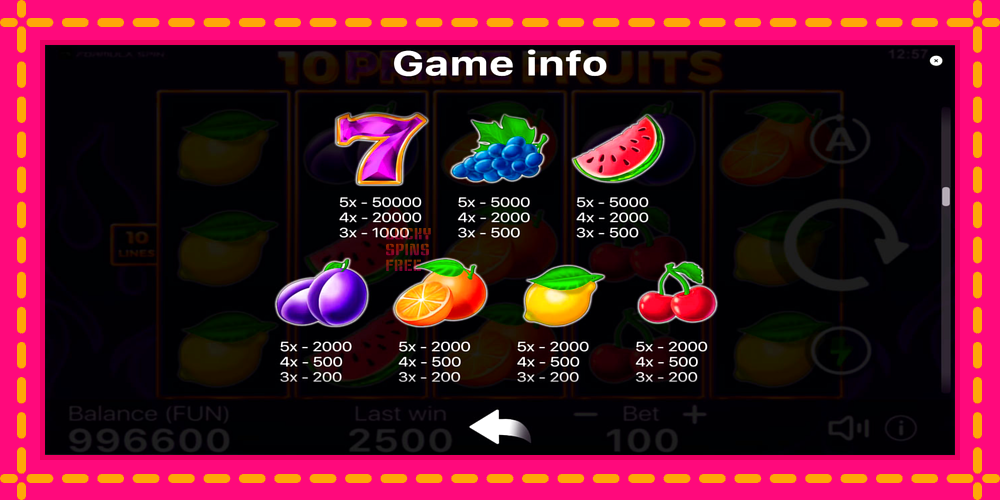 10 Prime Fruits - thiết bị chơi game với phần thưởng độc đáo, hình ảnh 6