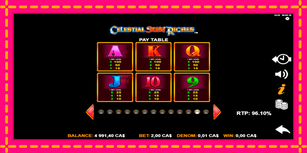 Celestial Sun Riches - thiết bị chơi game với phần thưởng độc đáo, hình ảnh 7