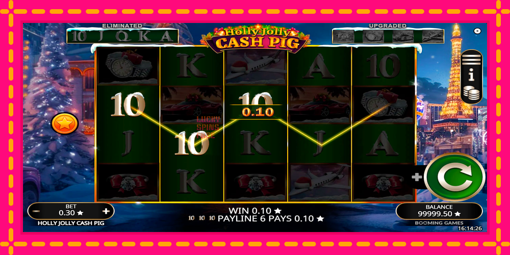 Holly Jolly Cash Pig - thiết bị chơi game với phần thưởng độc đáo, hình ảnh 2