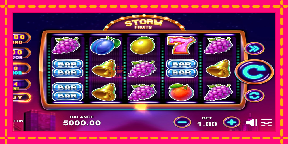 Storm Fruits - thiết bị chơi game với phần thưởng độc đáo, hình ảnh 1