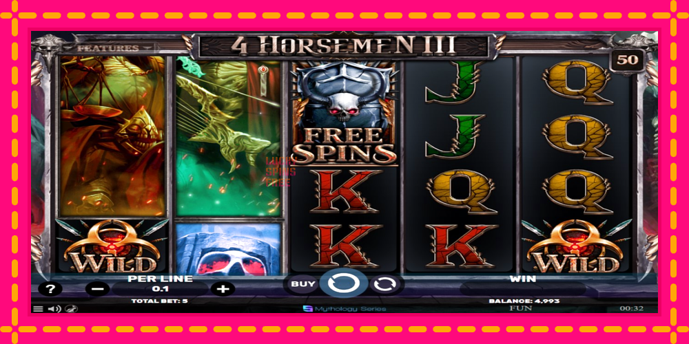 4 Horsemen III - thiết bị chơi game với phần thưởng độc đáo, hình ảnh 2