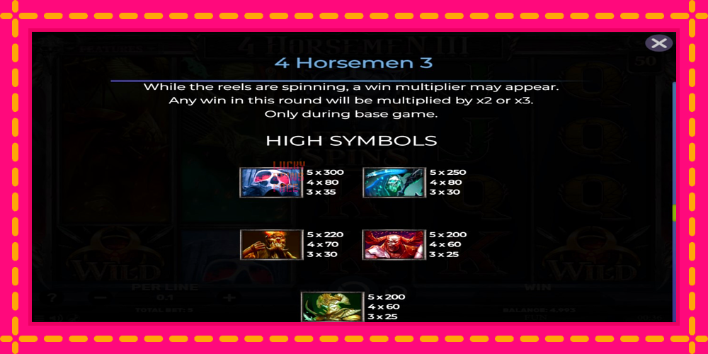 4 Horsemen III - thiết bị chơi game với phần thưởng độc đáo, hình ảnh 7