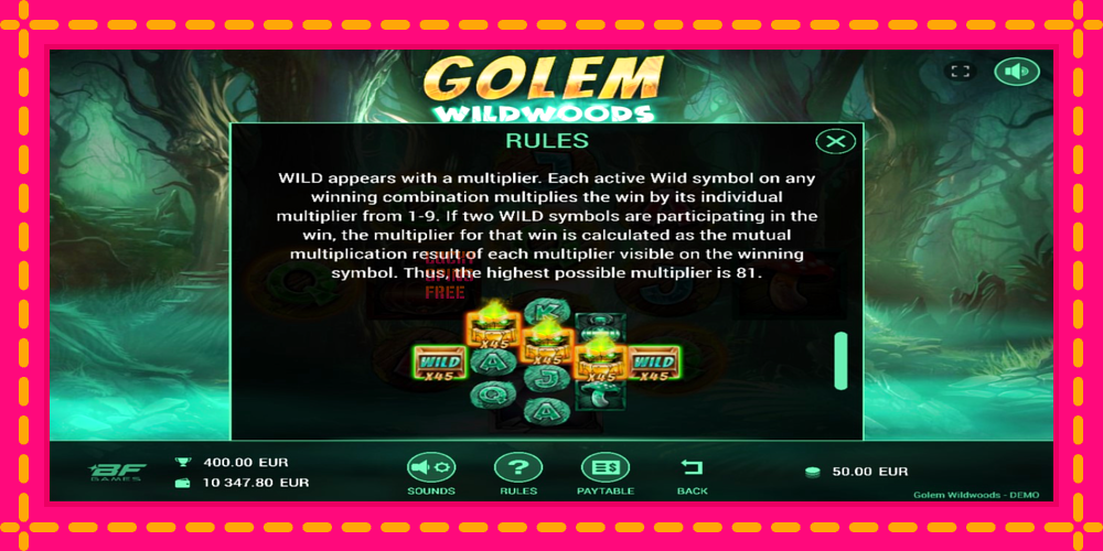 Golem Wildwoods - thiết bị chơi game với phần thưởng độc đáo, hình ảnh 5