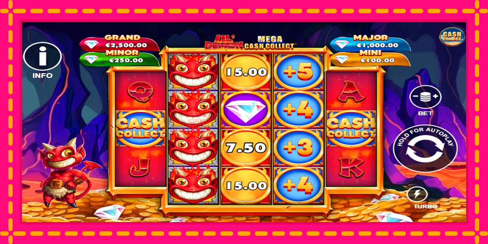 Lil Demon Mega Cash Collect - thiết bị chơi game với phần thưởng độc đáo, hình ảnh 1