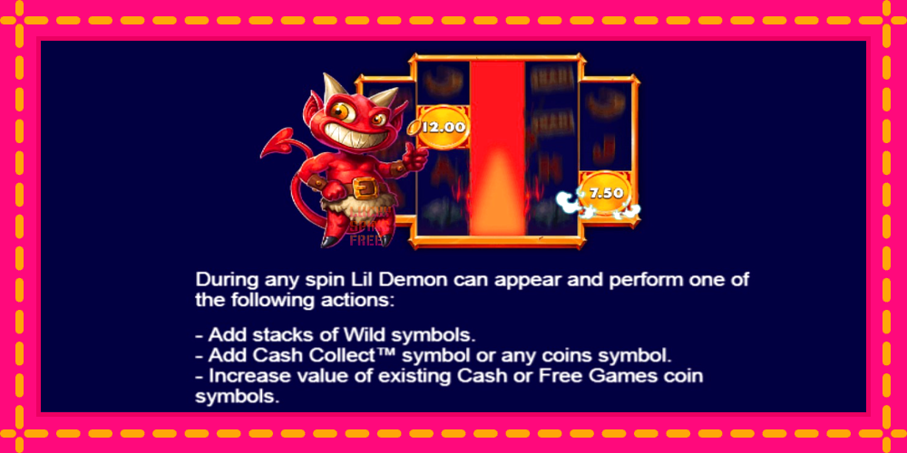 Lil Demon Mega Cash Collect - thiết bị chơi game với phần thưởng độc đáo, hình ảnh 5