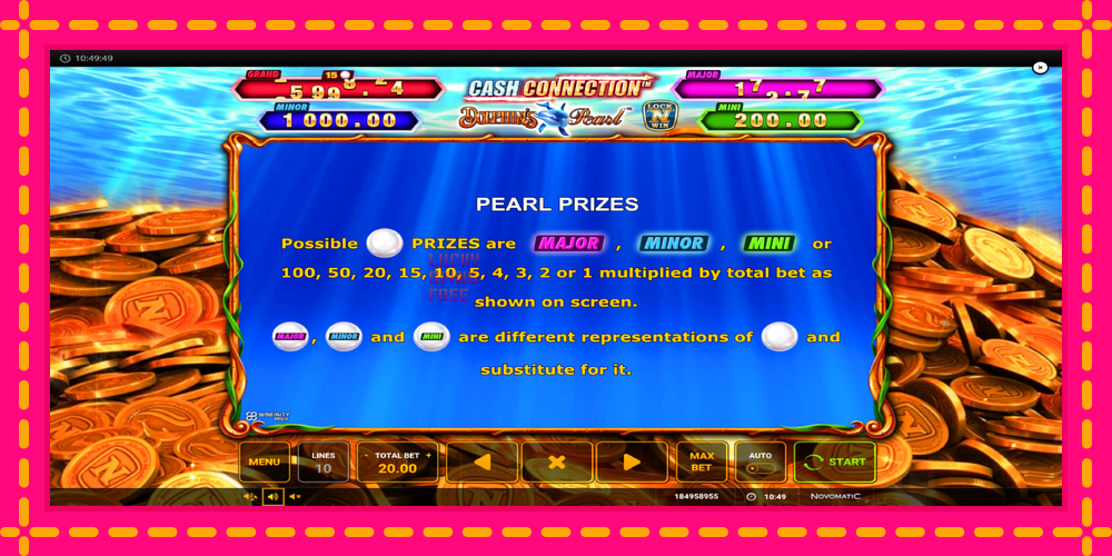 Cash Connection Dolphins Pearl - thiết bị chơi game với phần thưởng độc đáo, hình ảnh 6