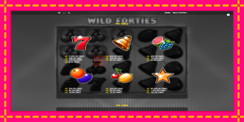 Wild Forties - thiết bị chơi game với phần thưởng độc đáo, hình ảnh 5