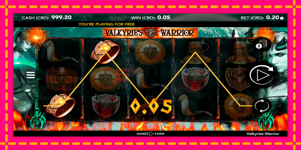 Valkyries Warrior - thiết bị chơi game với phần thưởng độc đáo, hình ảnh 2