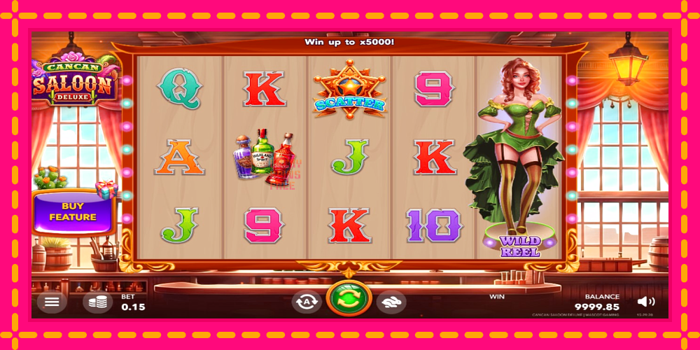 Cancan Saloon Deluxe - thiết bị chơi game với phần thưởng độc đáo, hình ảnh 2