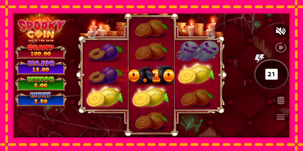 Spooky Coin Hold The Spin - thiết bị chơi game với phần thưởng độc đáo, hình ảnh 3