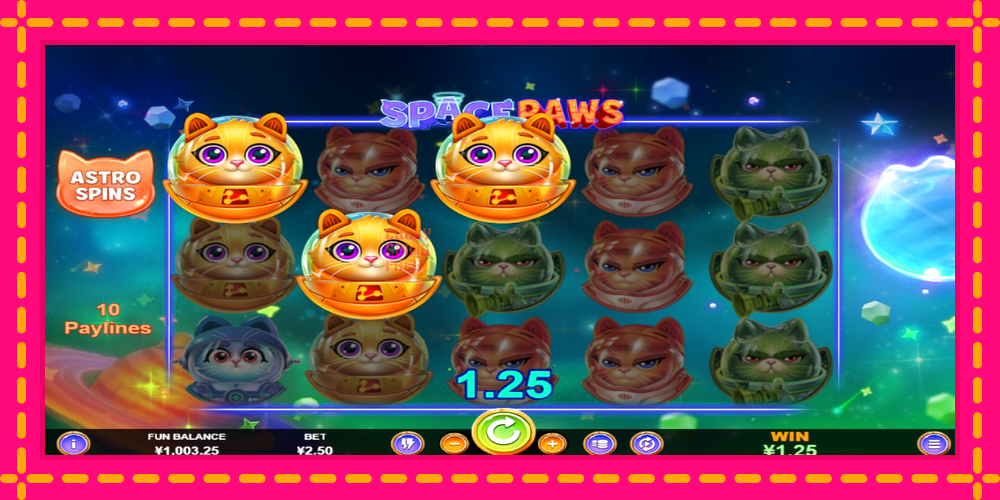 Space Paws - thiết bị chơi game với phần thưởng độc đáo, hình ảnh 3