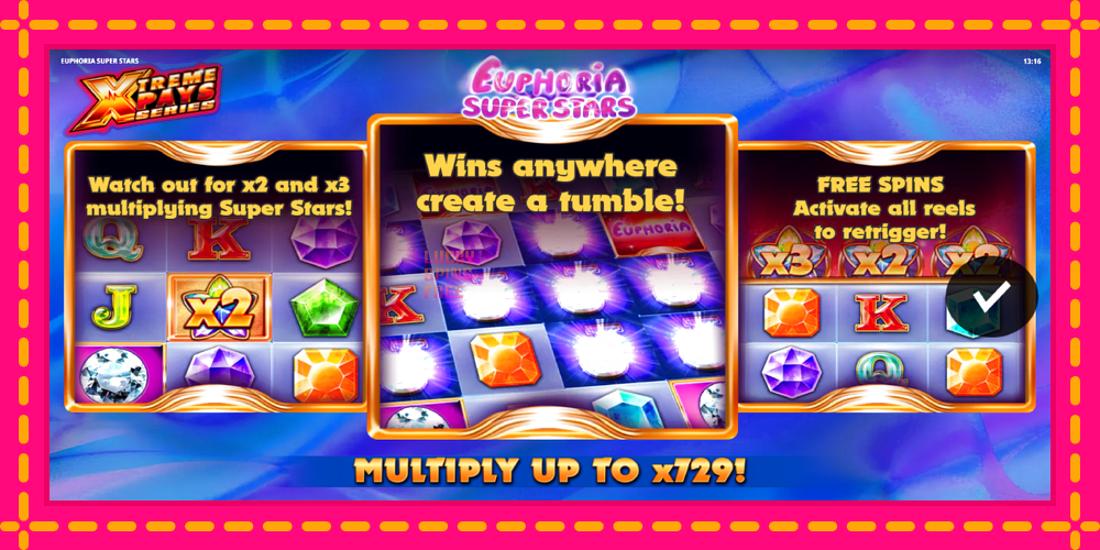 Euphoria Super Stars - thiết bị chơi game với phần thưởng độc đáo, hình ảnh 1