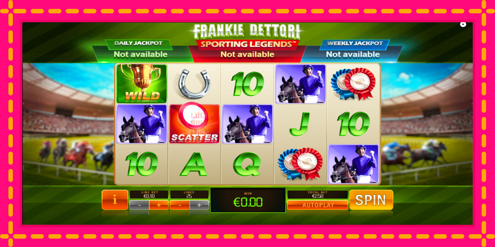 Frankie Dettori Sporting Legends - thiết bị chơi game với phần thưởng độc đáo, hình ảnh 2